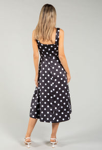 Polka Dot Midi Dress