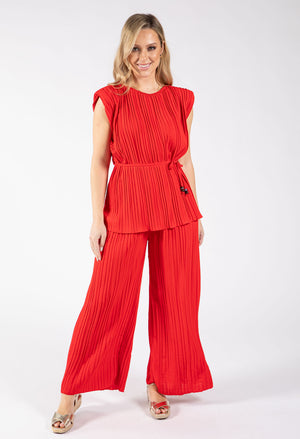 Plisse Pleated Co-Ord