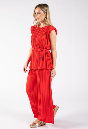 Plisse Pleated Co-Ord