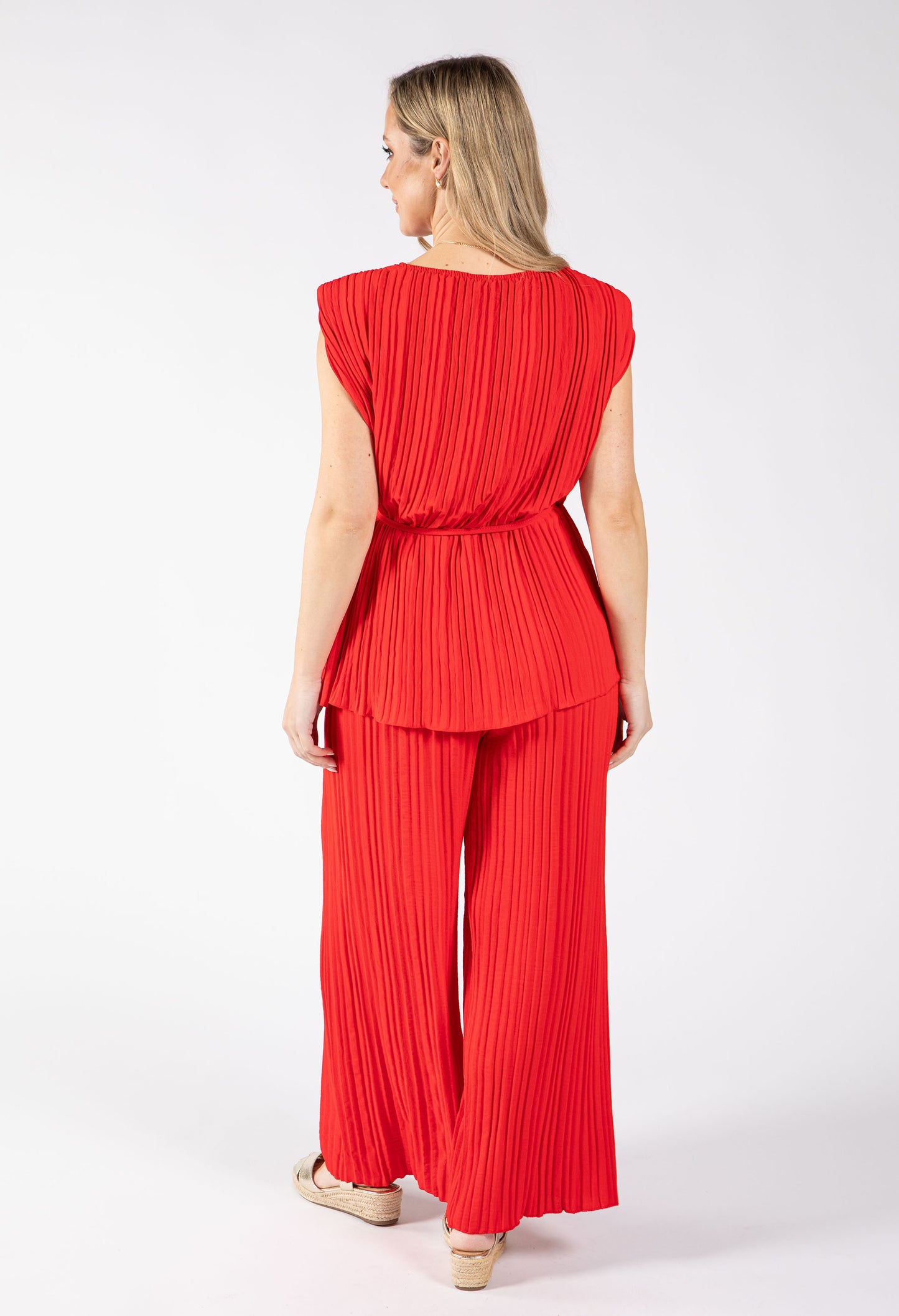 Plisse Pleated Co-Ord