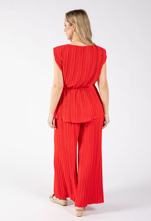 Plisse Pleated Co-Ord