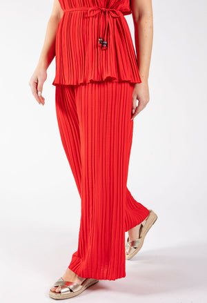 Plisse Pleated Co-Ord