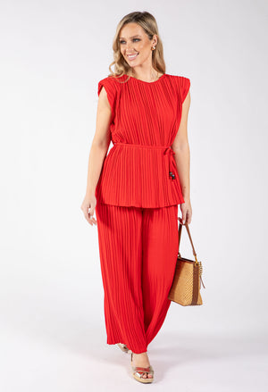 Plisse Pleated Co-Ord