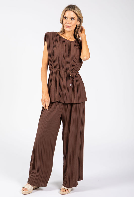 Plisse Pleated Co-Ord
