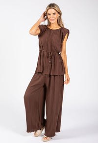 Plisse Pleated Co-Ord