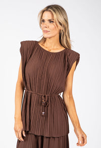 Plisse Pleated Co-Ord