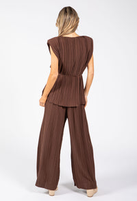 Plisse Pleated Co-Ord