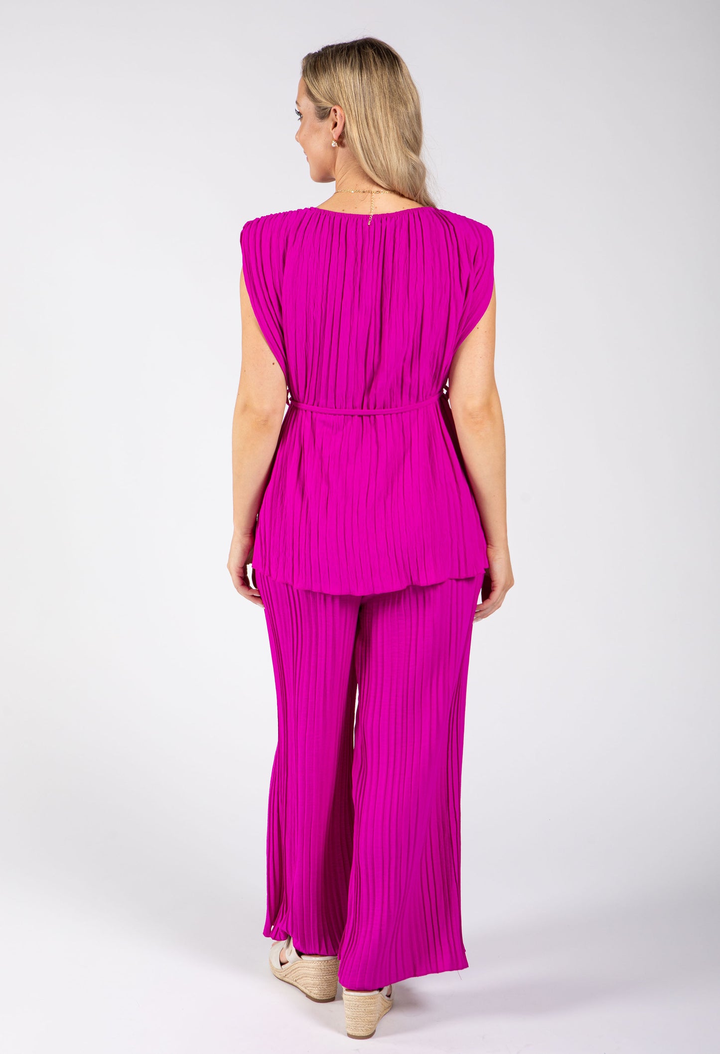 Plisse Pleated Co-Ord