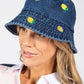 Lemon Denim Bucket Hat