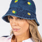 Lemon Denim Bucket Hat