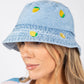 Lemon Denim Bucket Hat