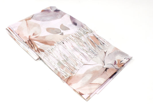 Soft Blossom Print Scarf