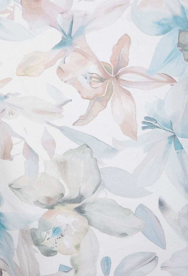 Soft Blossom Print Scarf