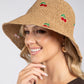 Cherry Detail Straw Hat