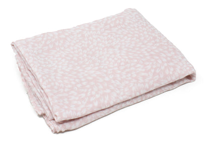 mini printed scarf in a soft rose colour