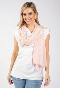 Blossom Embroidered Scarf