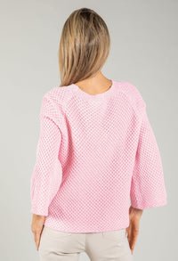 Honeycomb Knit Jumper