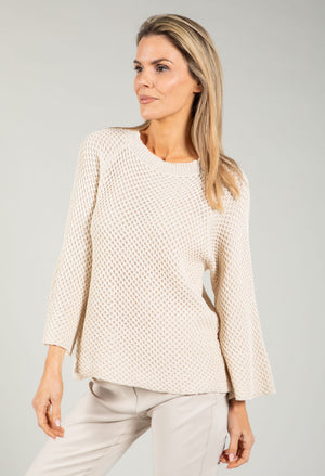 Honeycomb Knit Jumper