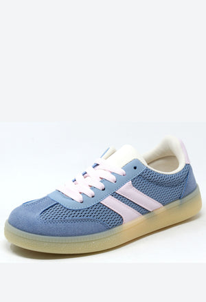 blue stripe shoe