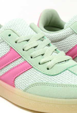 Contrast Stripe Trainer