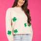 Shamrock Fluffy Knit Jumper