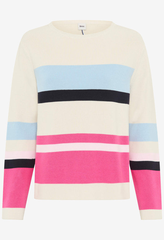 Lesley Striped Knit Jumper