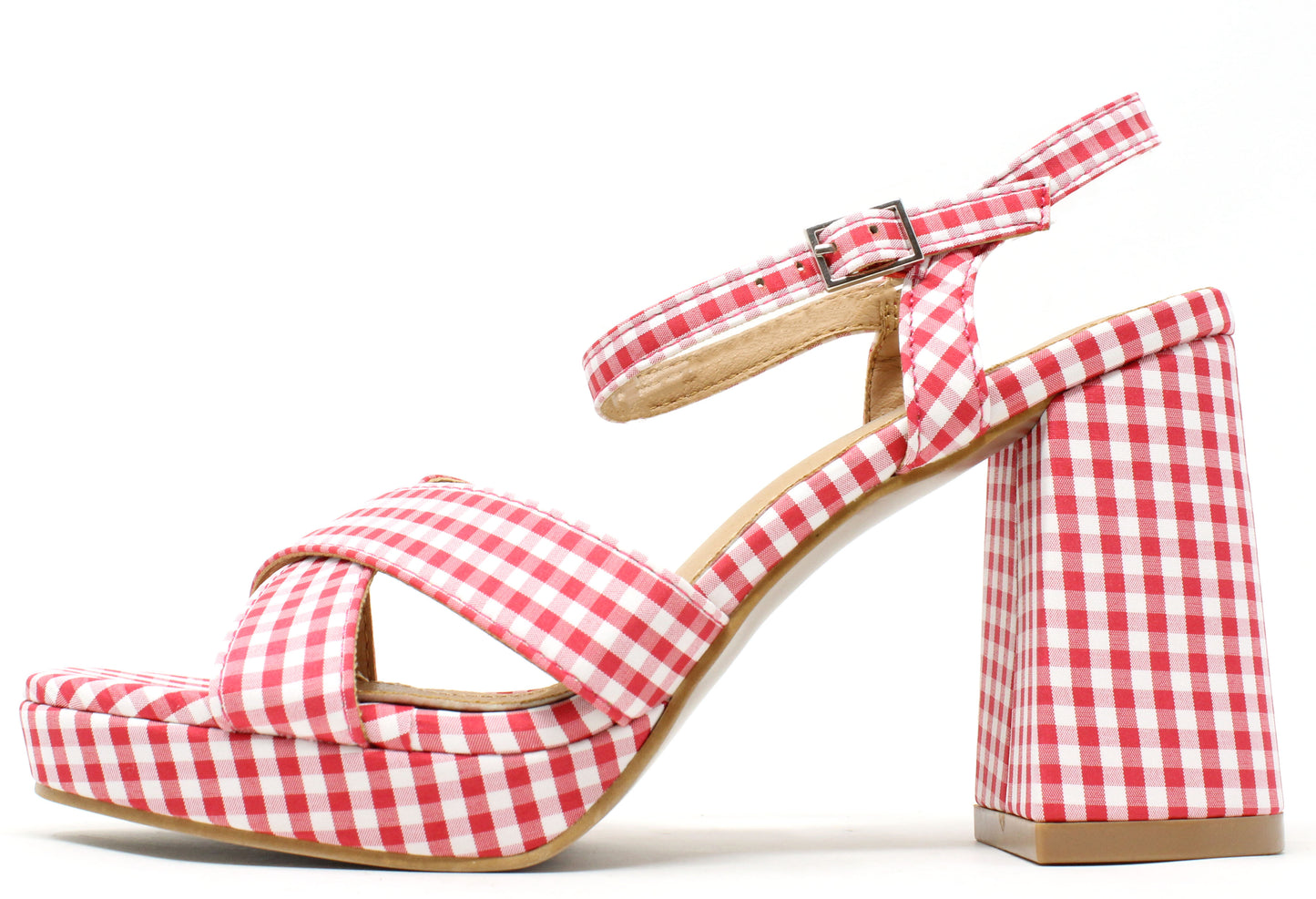 Gingham High Heel