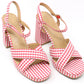 Gingham High Heel