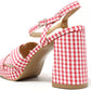 Gingham High Heel