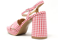 Gingham High Heel