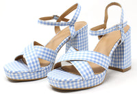 Gingham High Heel