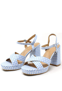 Gingham High Heel