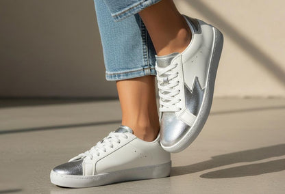 star detail trainer with metallic finish