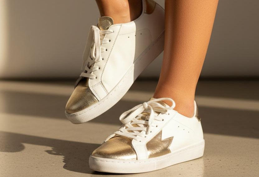 star detail trainer with metallic finish