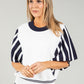 Striped Fine Knit Top