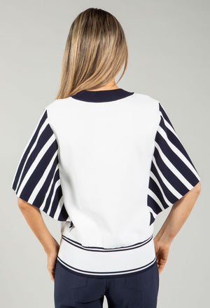 Striped Fine Knit Top