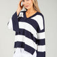 Striped Fine Knit Jumper