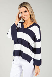Striped Fine Knit Jumper