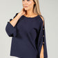 Cut-Out Detail Knit Top