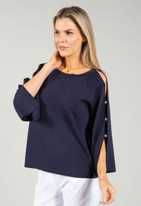 Cut-Out Detail Knit Top