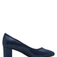 Metallic Block Heel