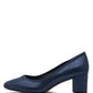 Metallic Block Heel