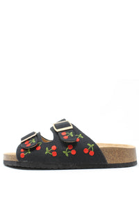 Cherry Double Strap Sandal