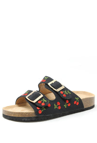 Cherry Double Strap Sandal