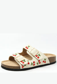 Cherry Double Strap Sandal