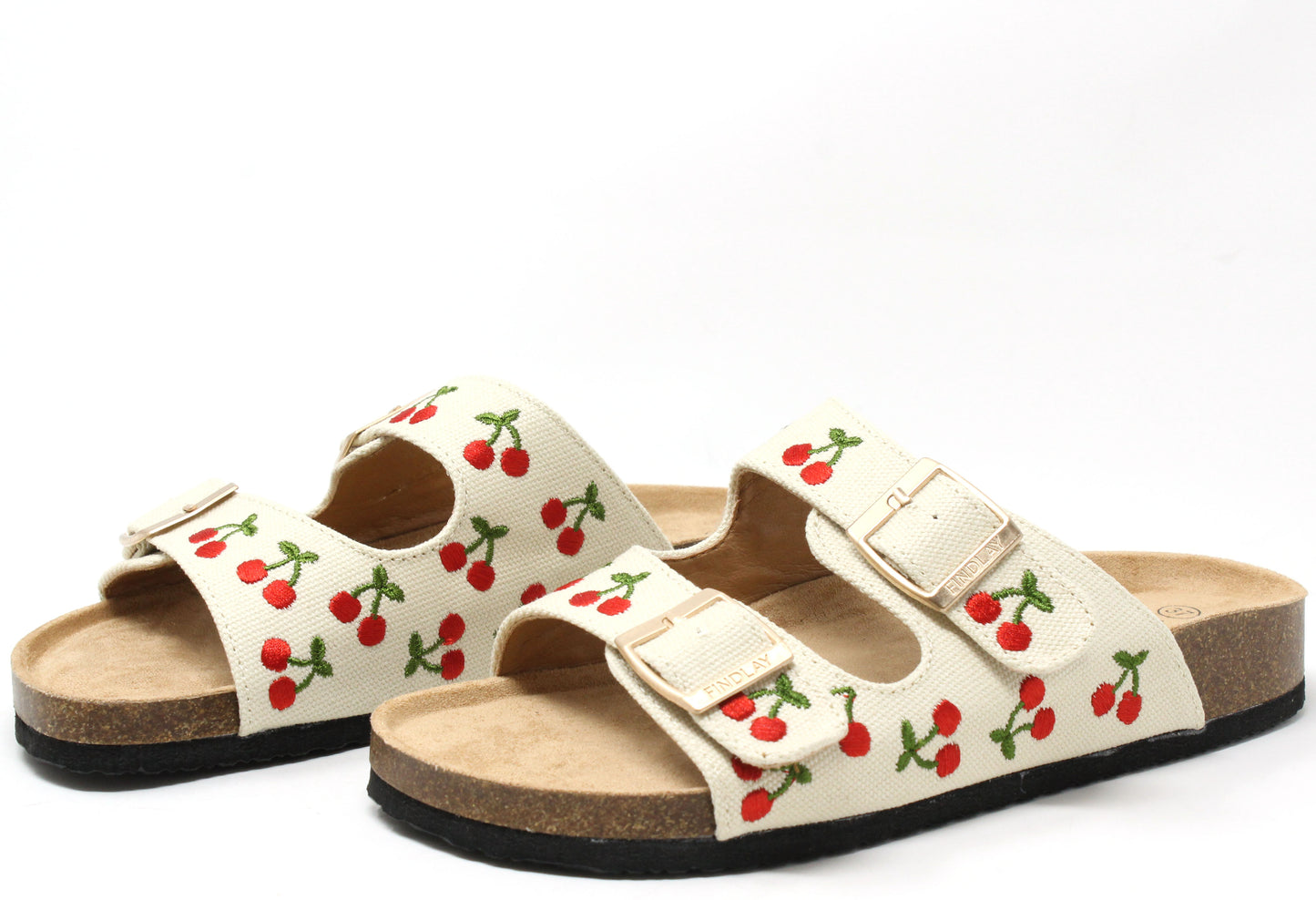 Cherry Double Strap Sandal