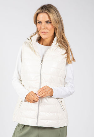 Hooded Quilted Gilet