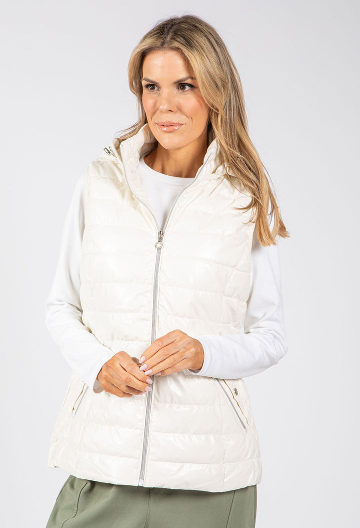 Hooded Quilted Gilet