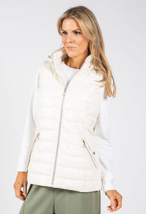 Hooded Quilted Gilet
