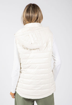Hooded Quilted Gilet